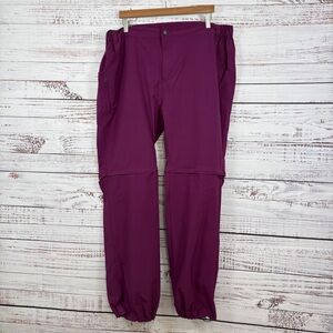 Arctix Plum Convertible Zip Hiking Trail Pants